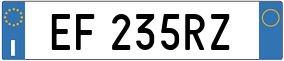 Truck License Plate
